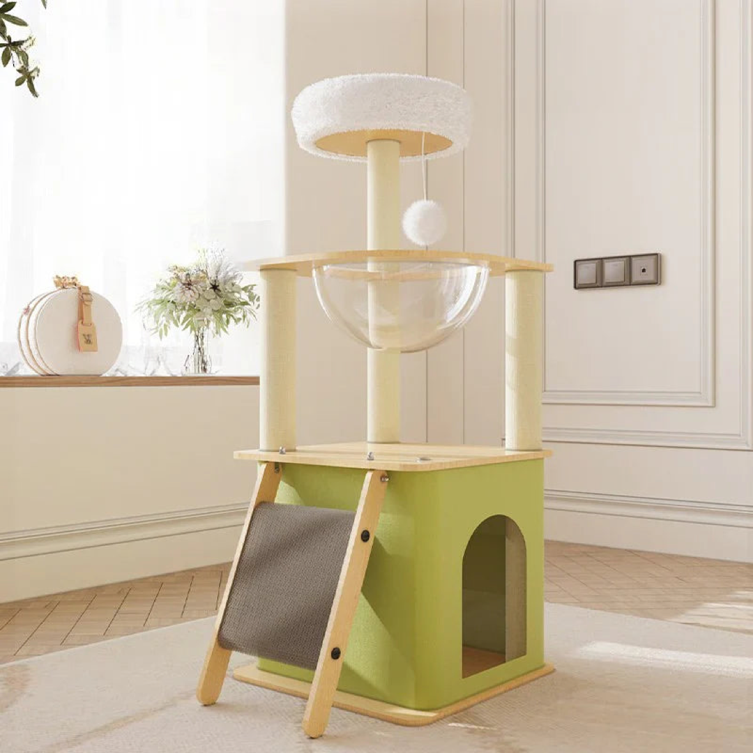 Space-Saving Cat Tree for Cozy Vertical Rest
