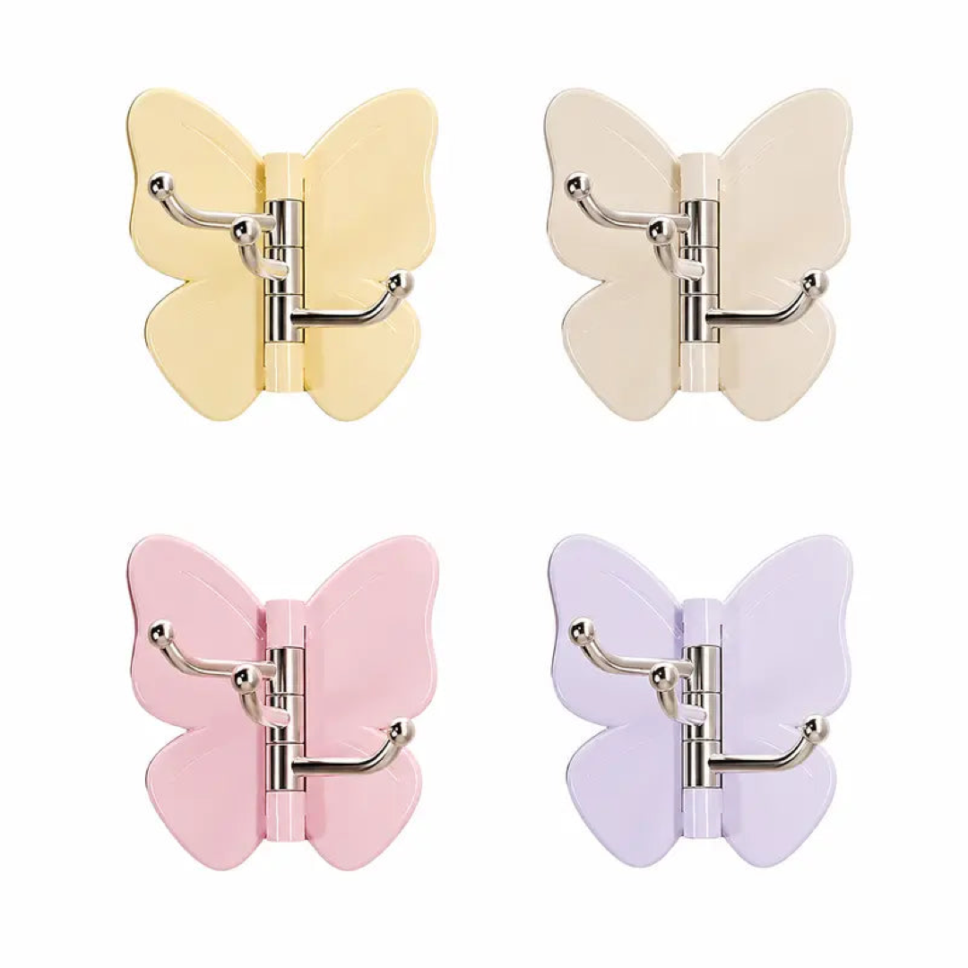 Butterfly Wall Hook for Flexible Corner Storage