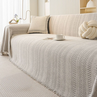 Chenille Sofa Cover for Pet-Proof Comfort