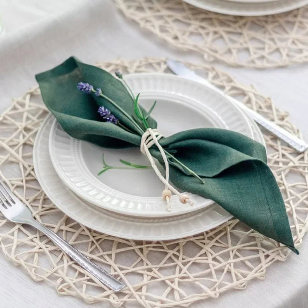 French Linen Napkin Set for Effortless Dining
