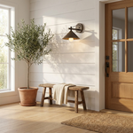Industrial Outdoor Wall Light for a Welcoming Glow