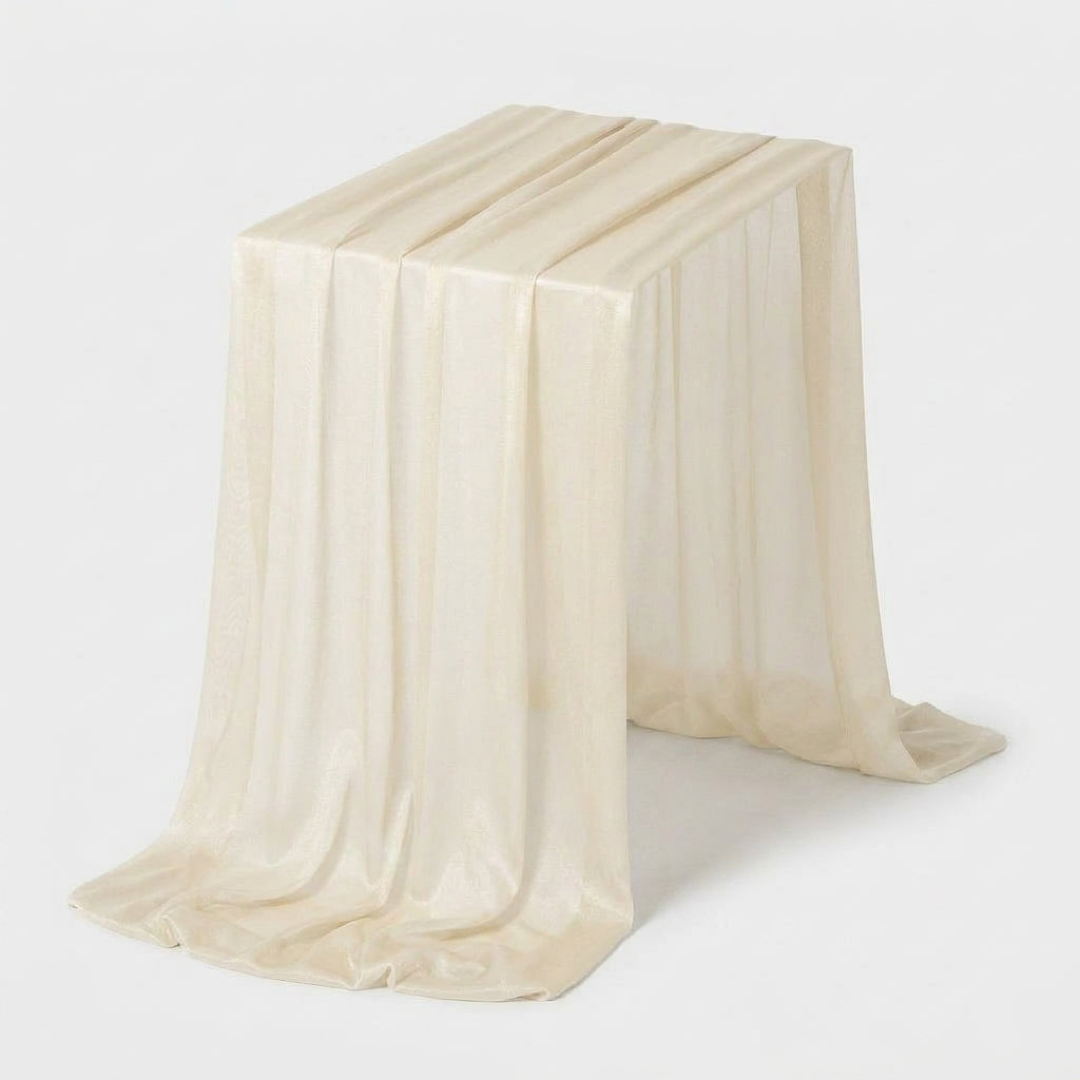 Sheer Table Runner for Effortless Event Styling