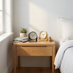 Compact Metal Alarm Clock for Quiet Focus