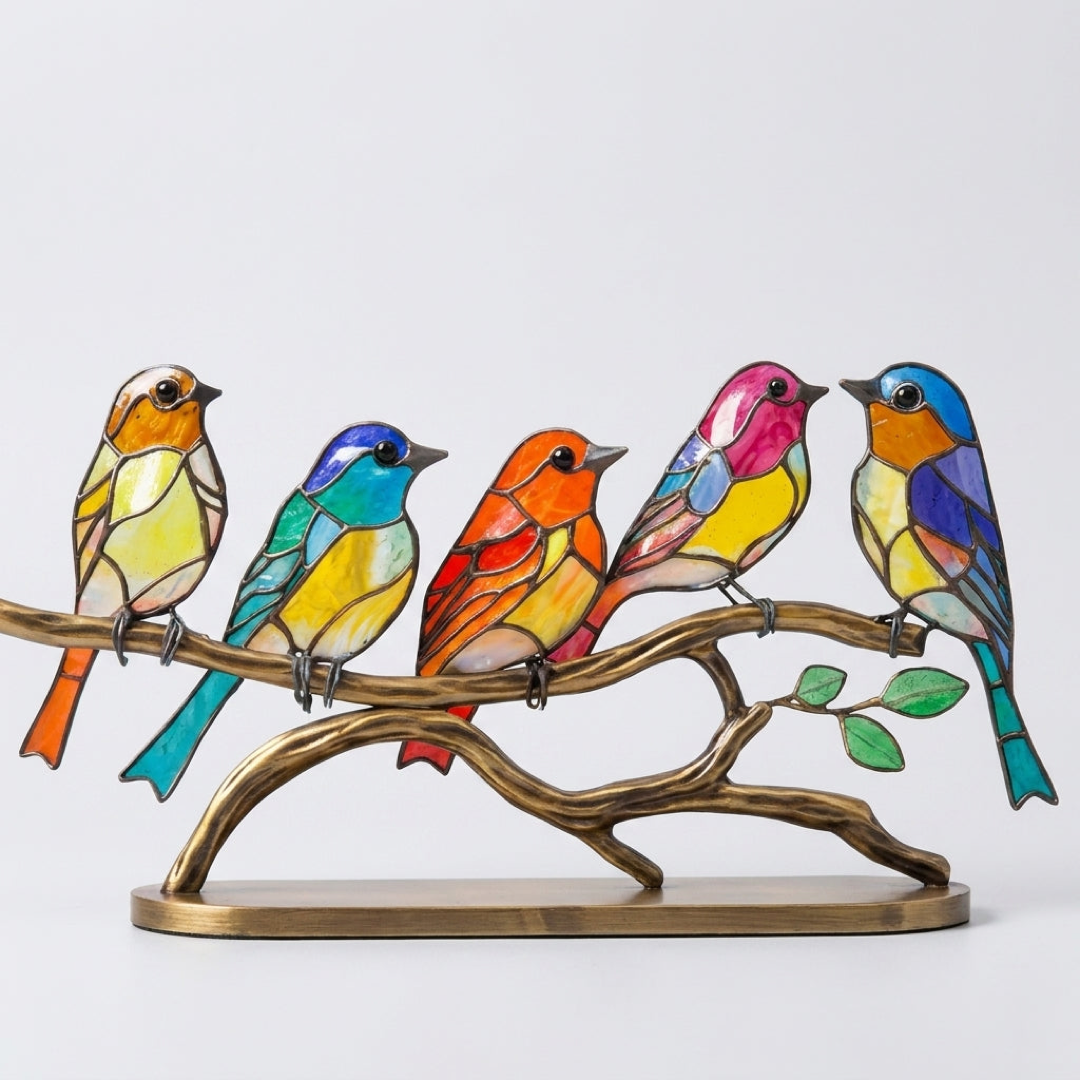 Sunlit Bird Suncatcher Brightens Any Room