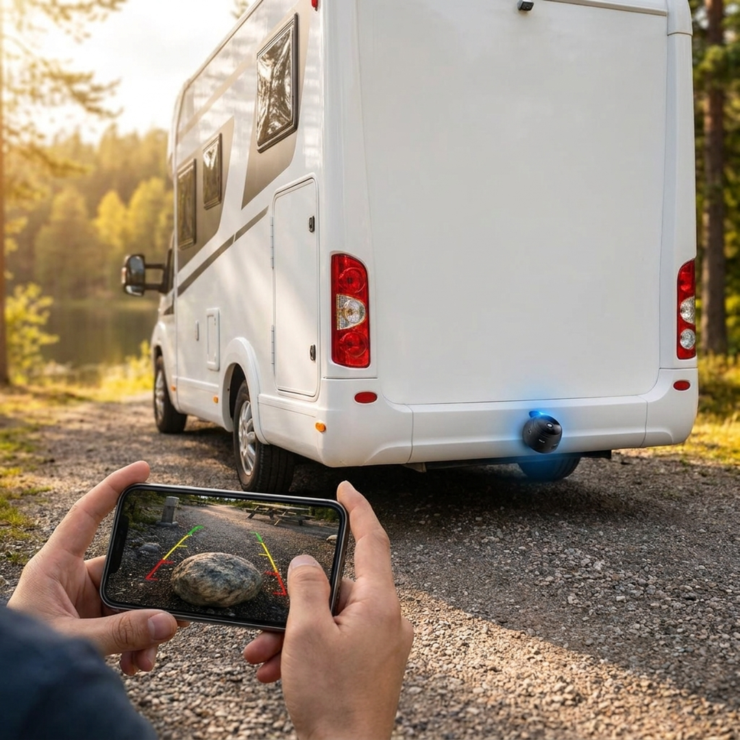 Smartphone Rearview Camera for Easier Reversing