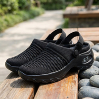 Air-Cushioned Mesh Clogs for Lasting Support