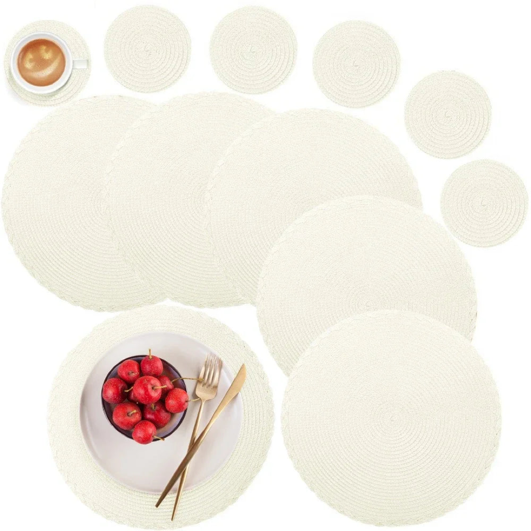 Ramie Table Mats for Heat and Spill Protection