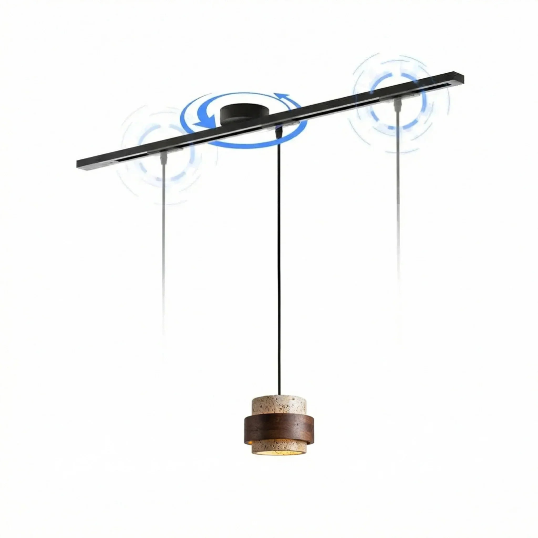 Adjustable Pendant Rail for Effortless Repositioning