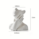 Sculptural Ceramic Vase for Stable Displays