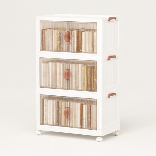 Clear-Front Storage Bins for Easy Access