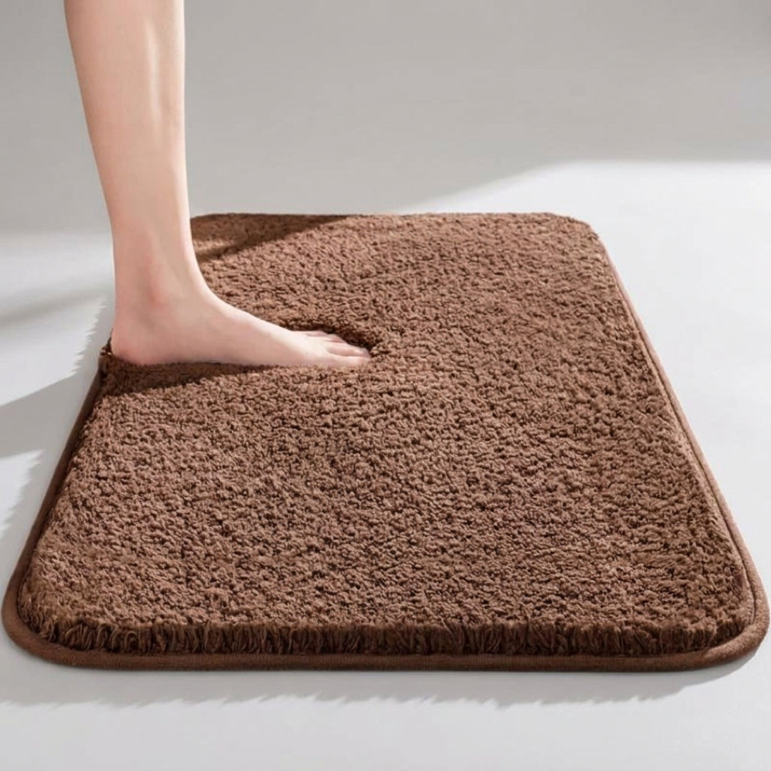 CloudSoft Bath Mat for Dry, Secure Floors