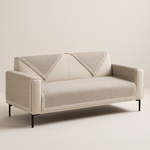 Stay-Put Cotton-Linen Sofa Protector
