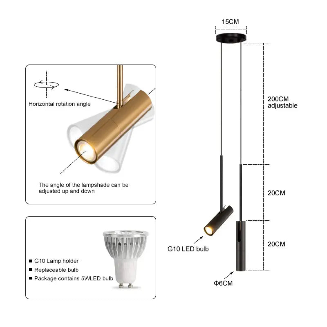 Minimalist Bedside Pendant Light for a Calming Glow