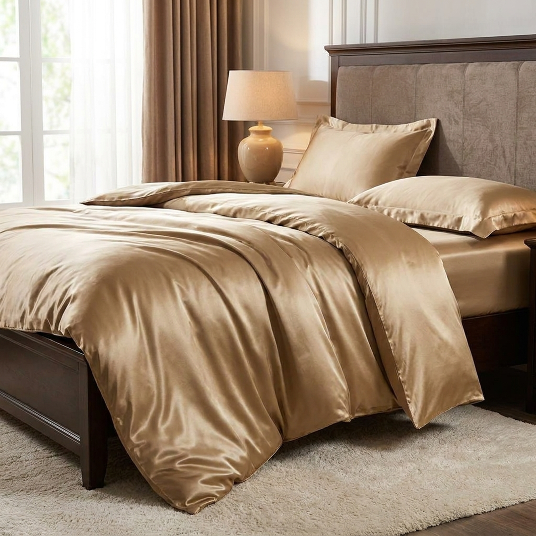 Silk Duvet Cover for Smoother Nights