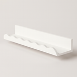 Wavy Floating Shelf for Playful Wall Storage