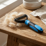 2-In-1 Pet Grooming Brush for Less Shedding