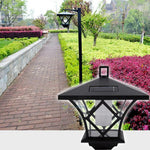 Solar Column Light for Effortless Outdoor Glow