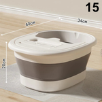 Foldaway Foot Soaking Tub With Massage Rollers