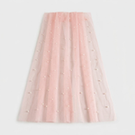 Pearl Gauze Table Runner for Romantic Gatherings
