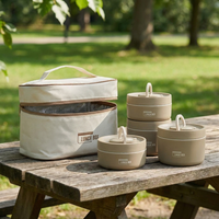 Stackable Insulated Lunch Box for Warm Meals