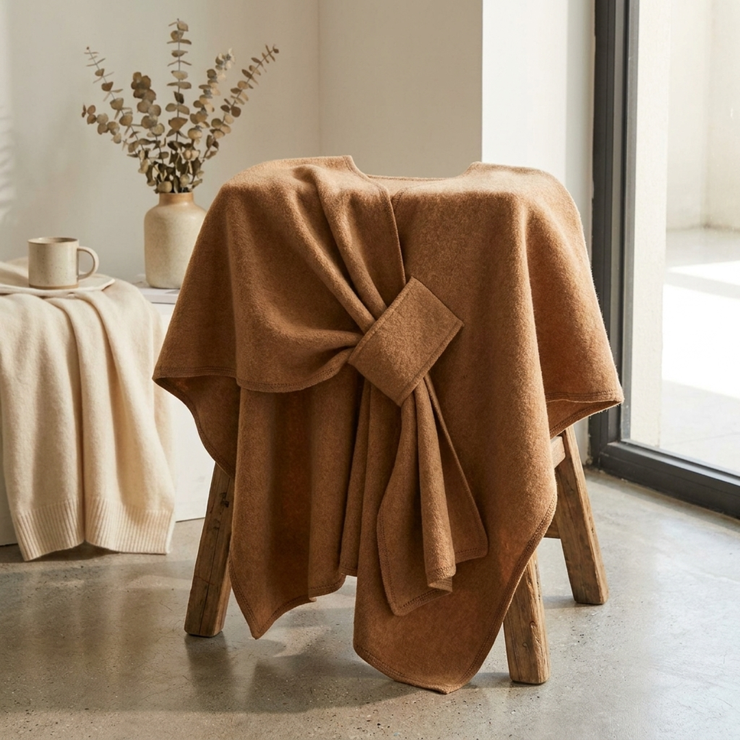 Convertible Poncho Wrap for Effortless Layering