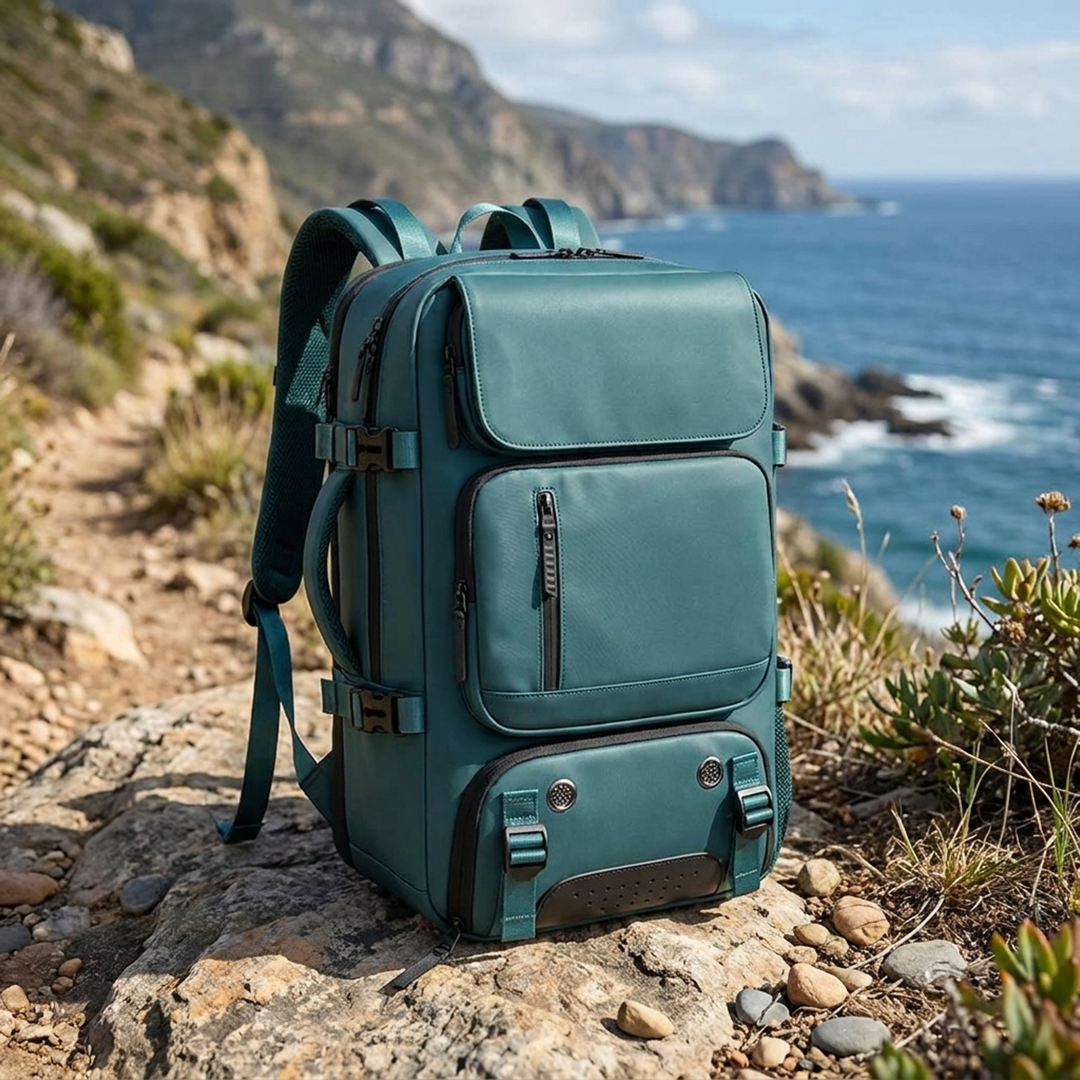 Waterproof Travel Backpack – Organized USB Access