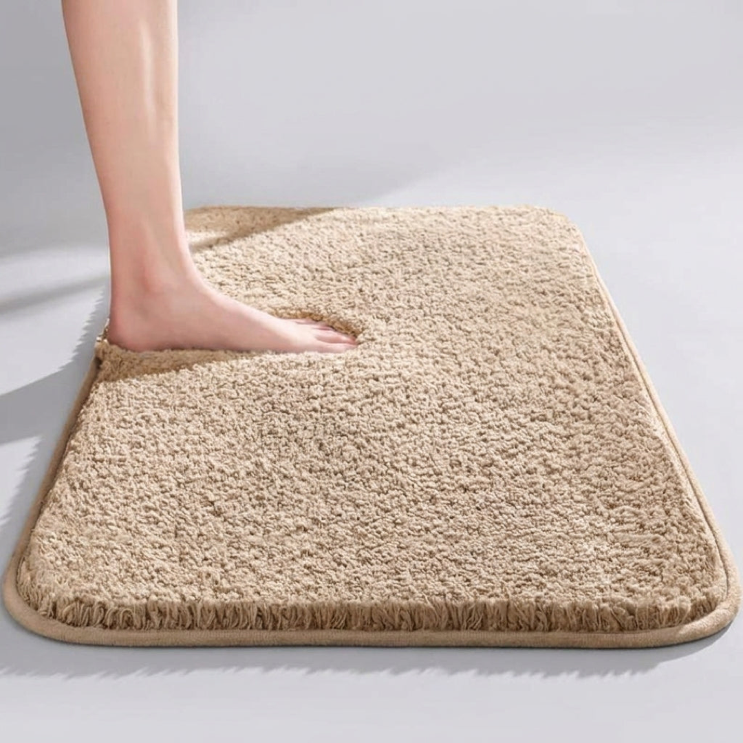 CloudSoft Bath Mat for Dry, Secure Floors