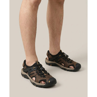 Men's Leather Adventure Sandals for Cool Comfort