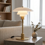 Sculptural Table Lamp for Adjustable Warmth