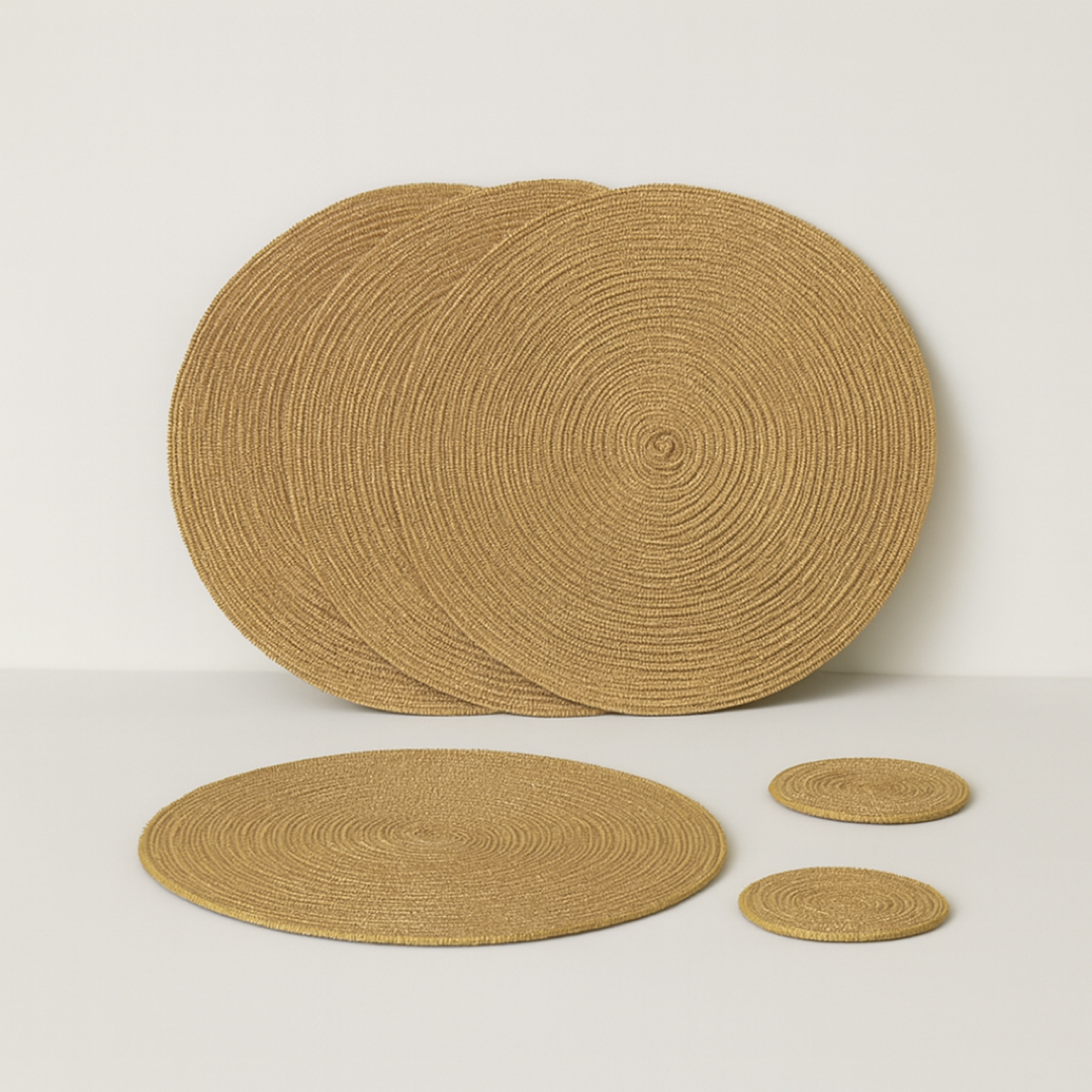 Ramie Table Mats for Heat and Spill Protection