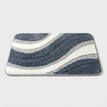 Plush Weave Bath Rug for Dry, Secure Steps