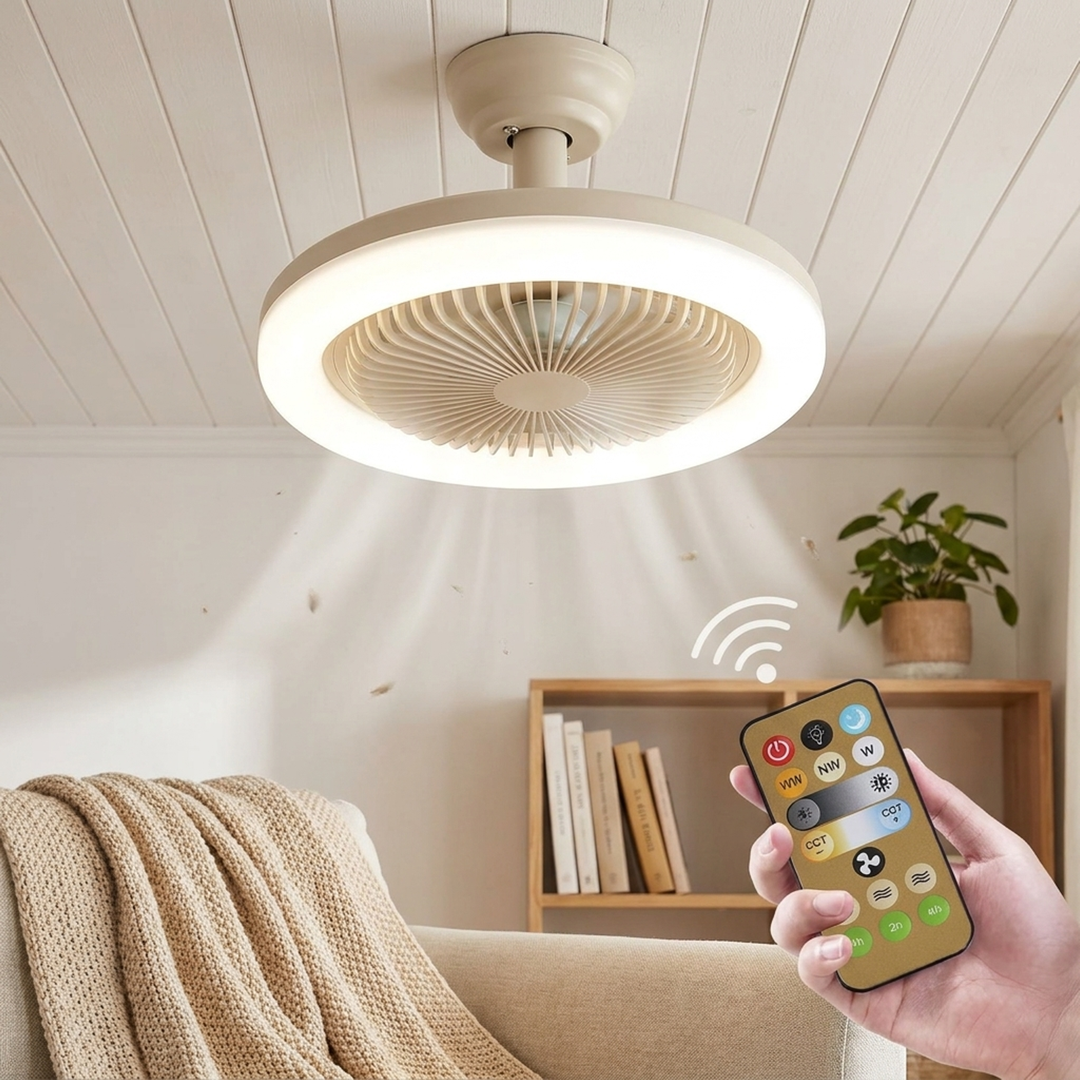 Socket Fan Light for Effortless Room Comfort