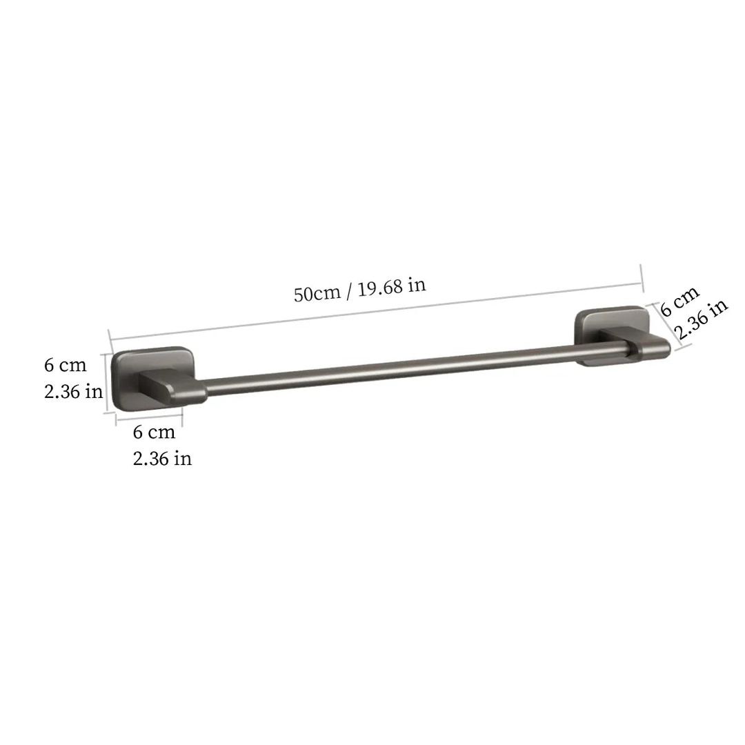 Adhesive Aluminum Towel Bar for Drill-Free Setup
