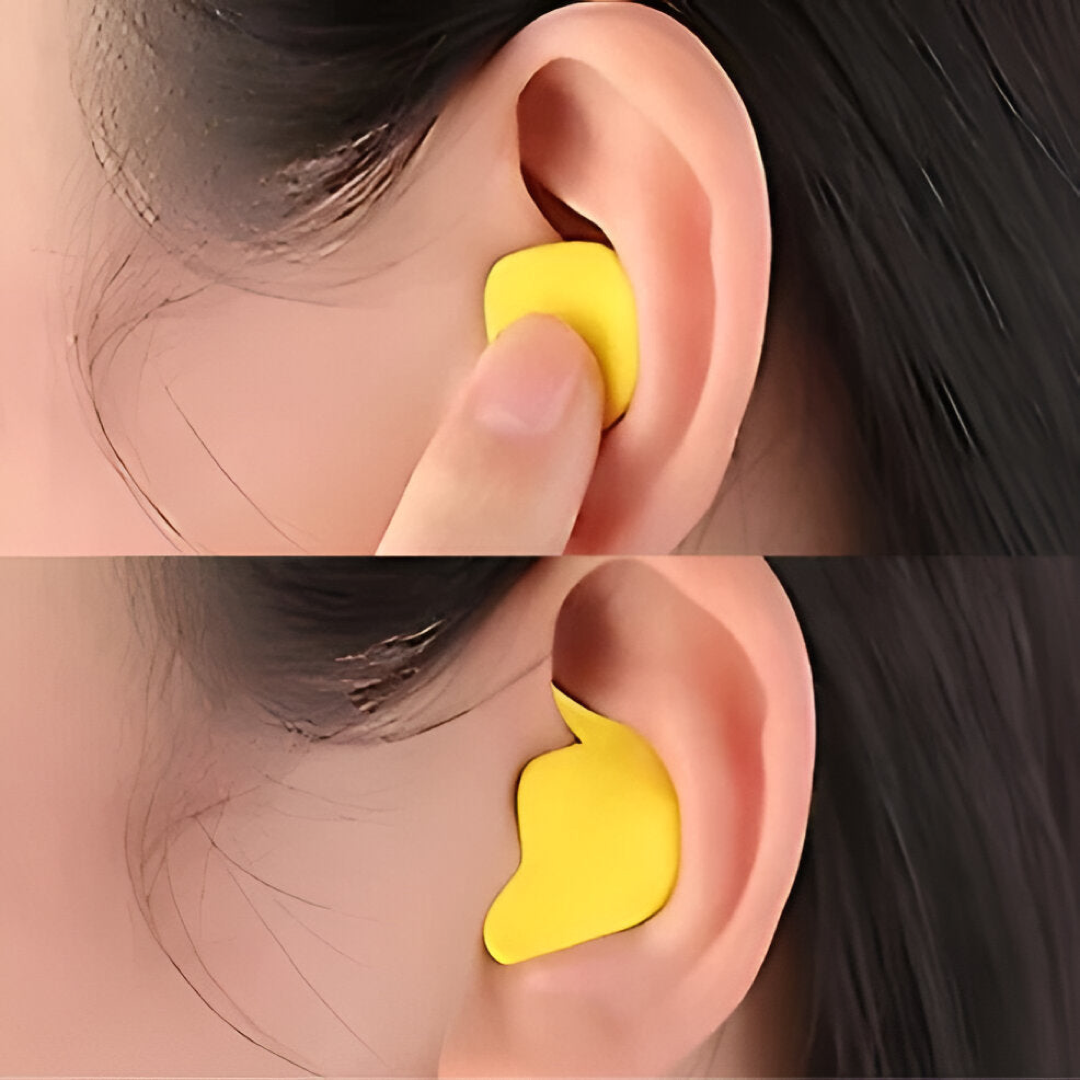Silicone Noise-Reducing Earplugs for Better Sleep