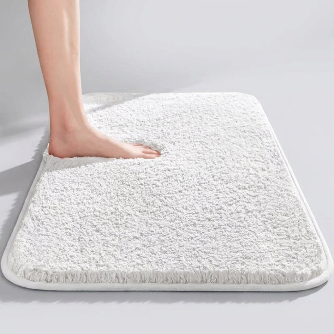 CloudSoft Bath Mat for Dry, Secure Floors