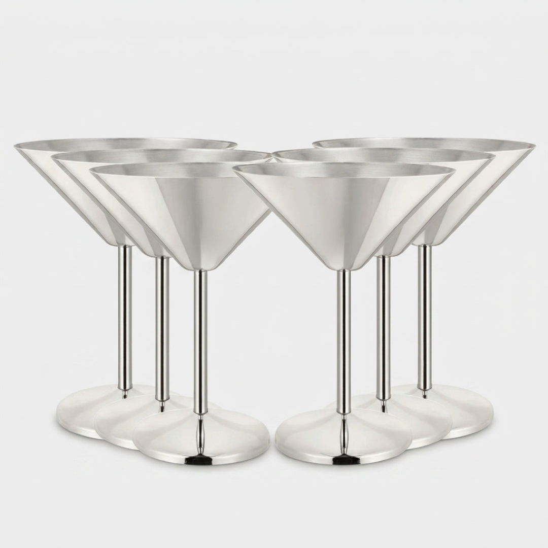 Stainless Steel Wine Goblets for Worry-Free Hosting