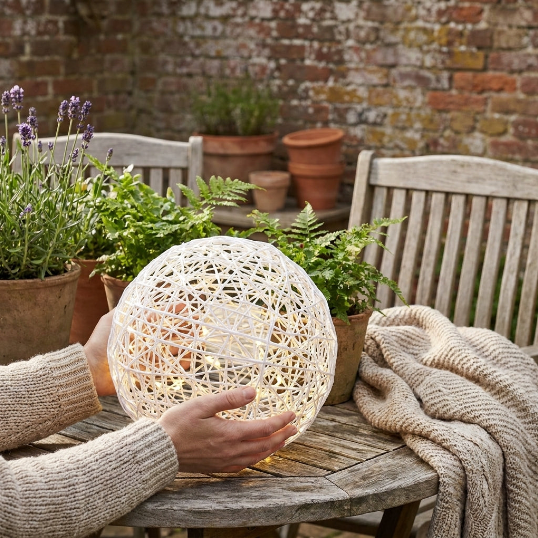 Cordless LED Glow Orb for Effortless Ambiance