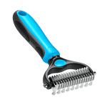 Dual-Sided Pet Rake for Less Shedding