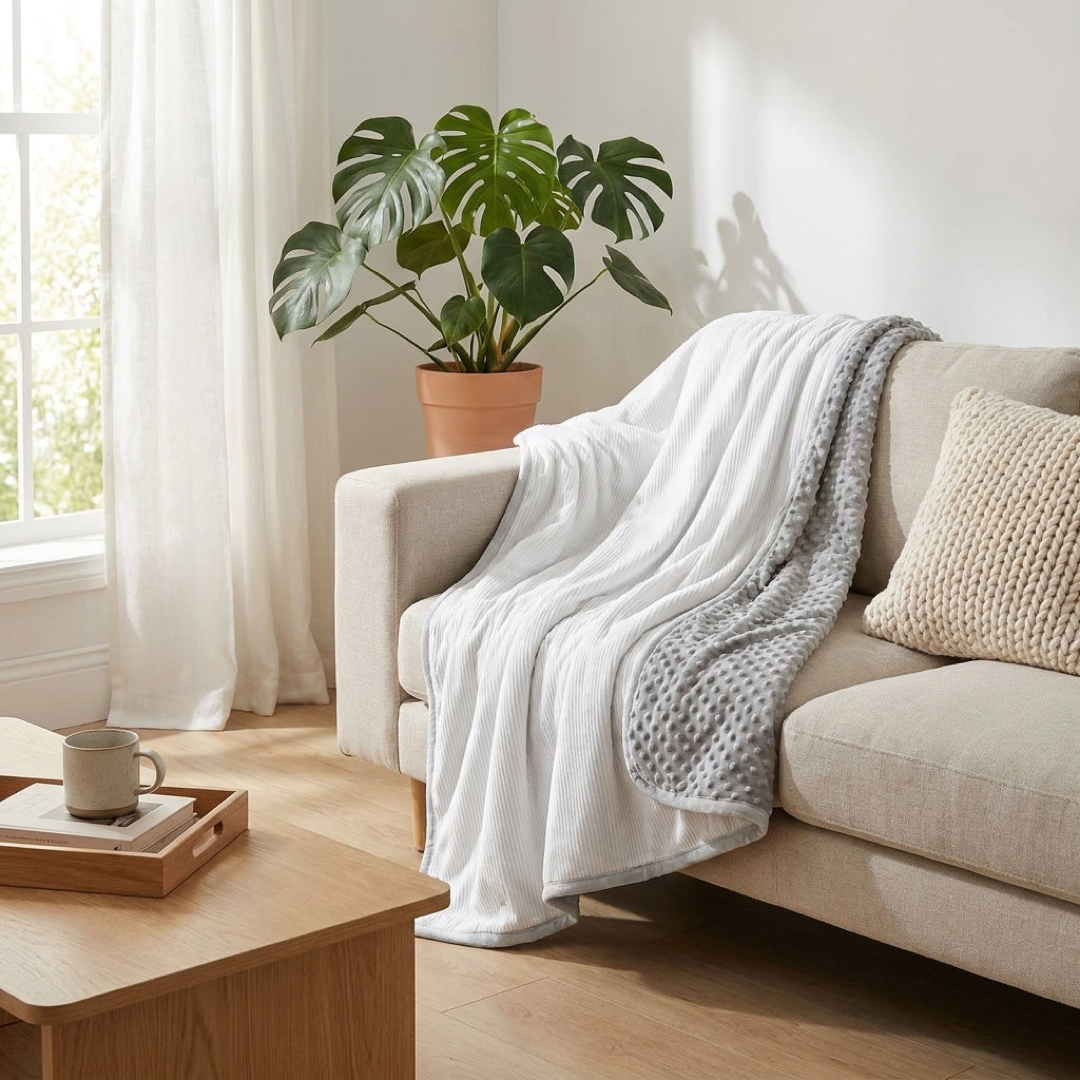 Breathable Cooling Throw for Restful Comfort