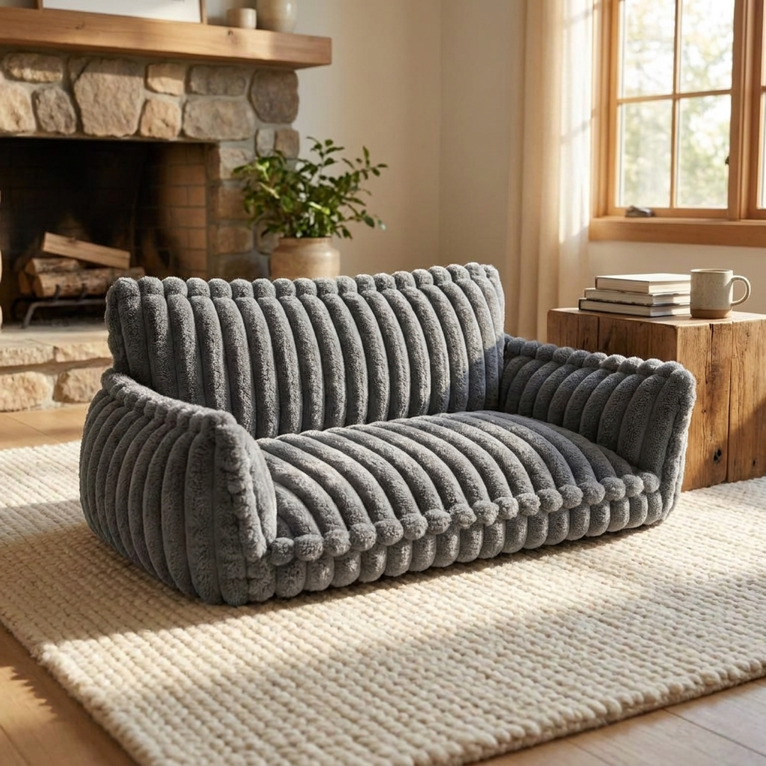Cozy Dog Sofa Bed with Washable Cover