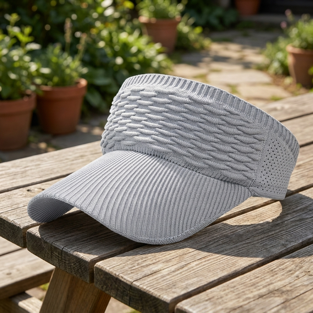 Airy Knit Sun Visor for Cool Shade