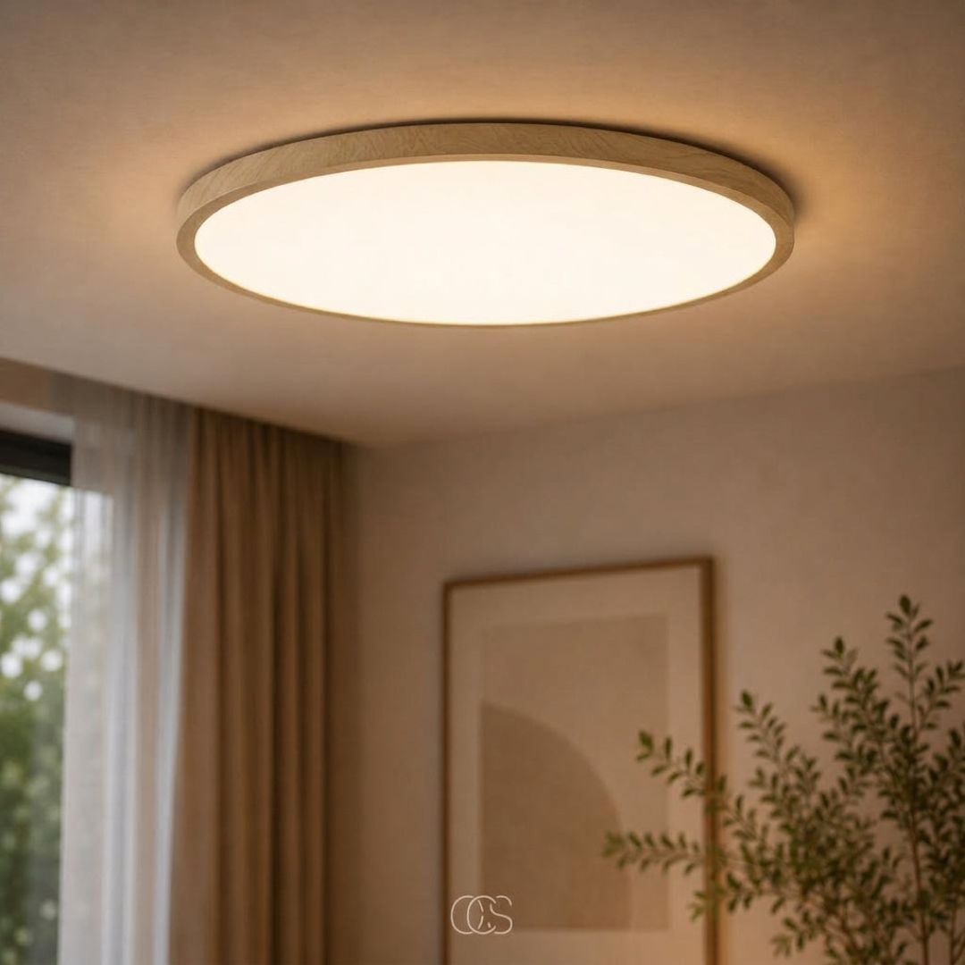Japandi Flush Mount Light for Serene Illumination