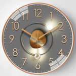 Quiet Wall Clock for Easy Time Checks