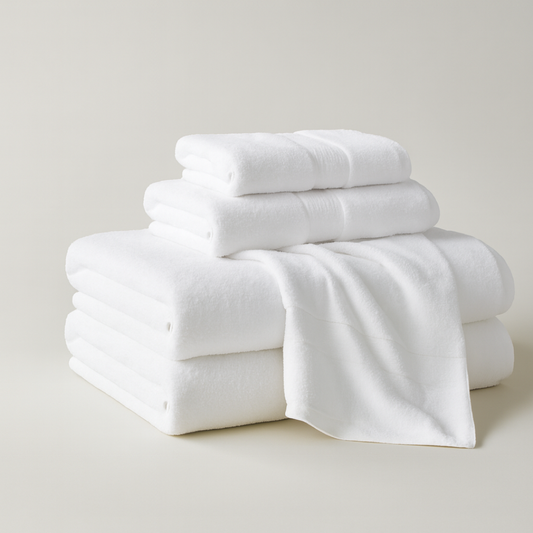 8-Piece Cotton Towel Set for Faster Drying