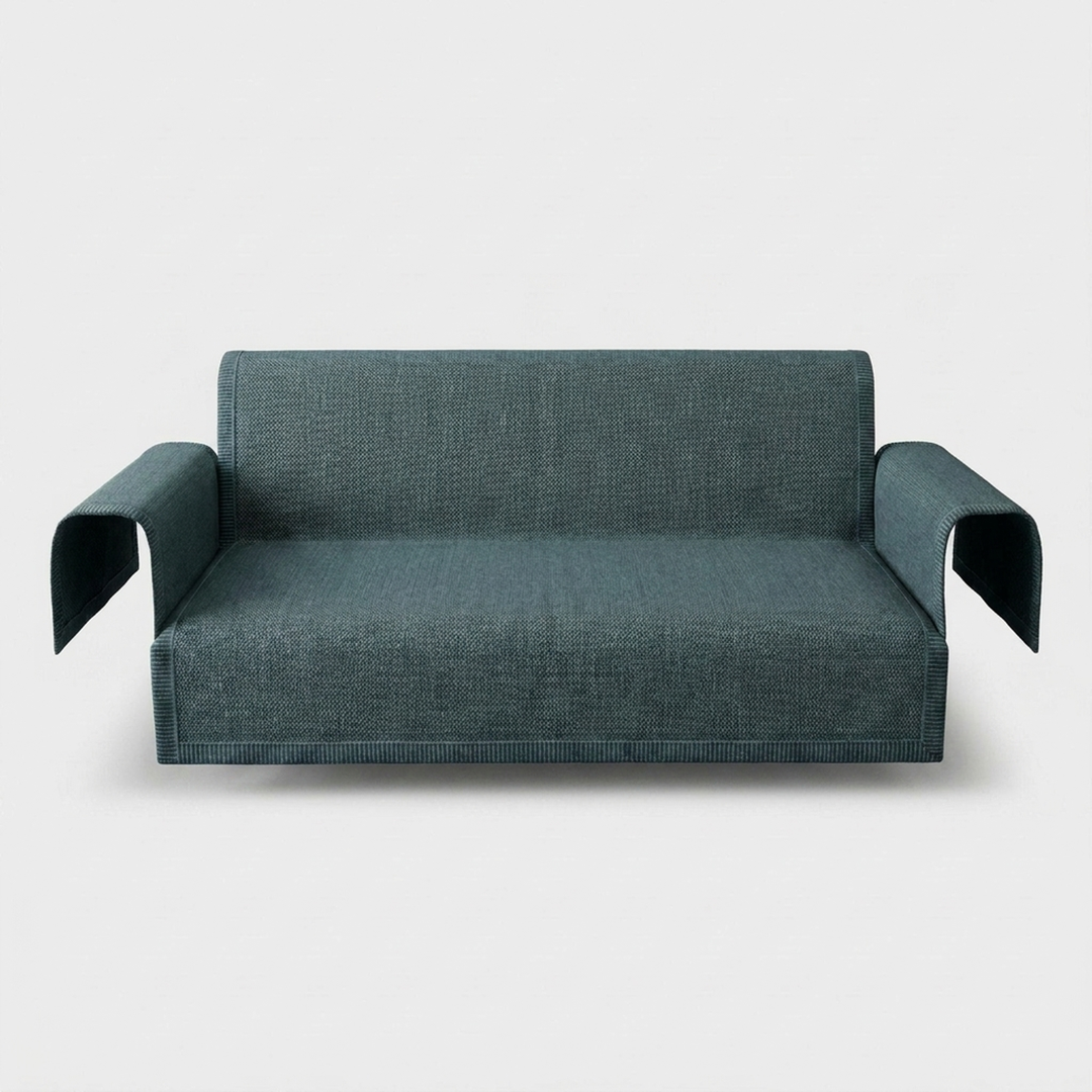Cotton-Linen Sofa Cover That Stays Neat