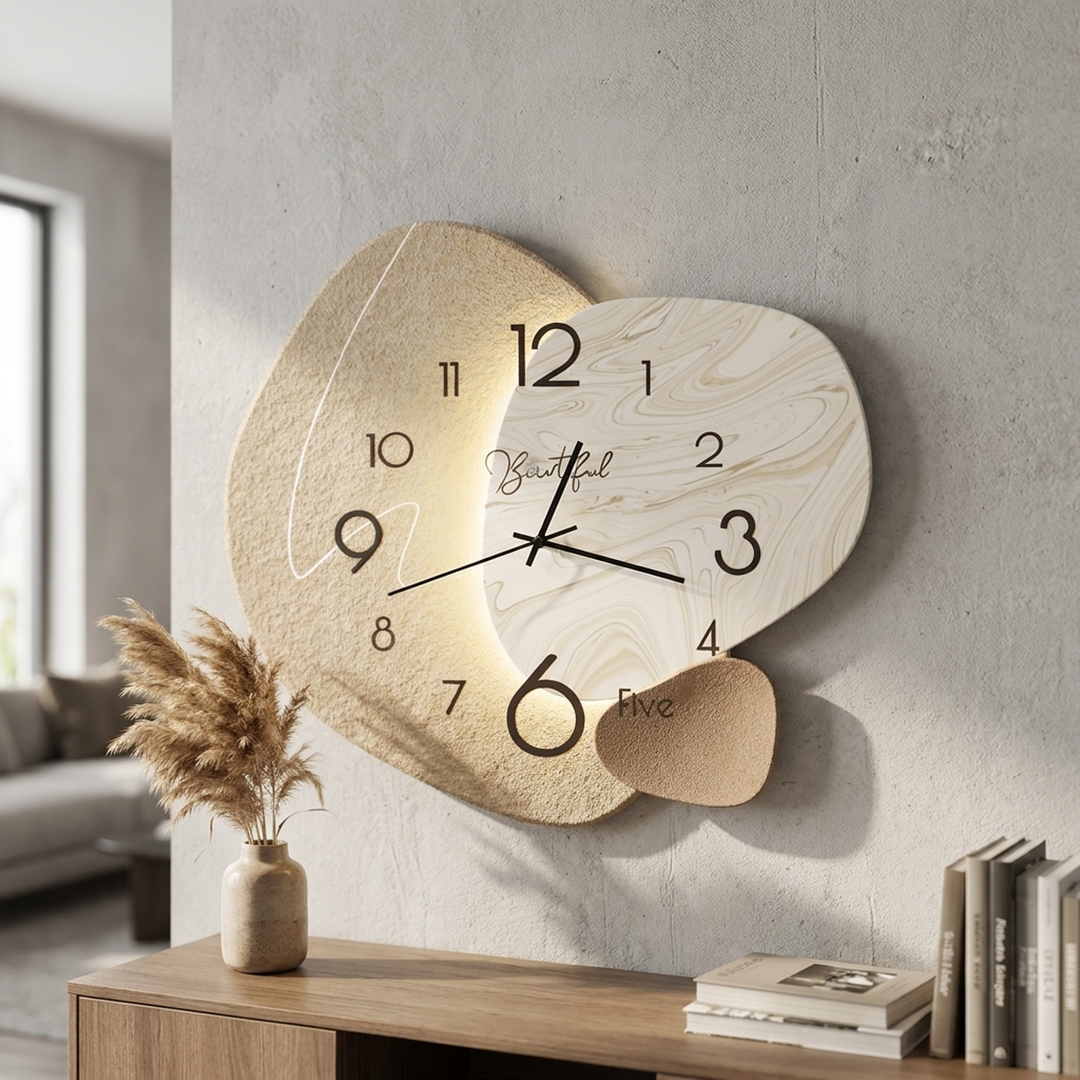 Nordic Wall Clock for Peaceful Timekeeping