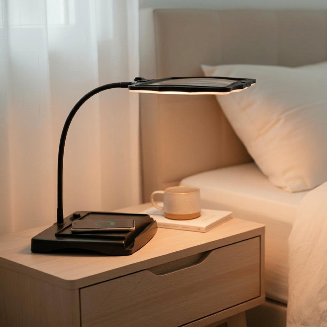 LED Desk Magnifier for Precision Work