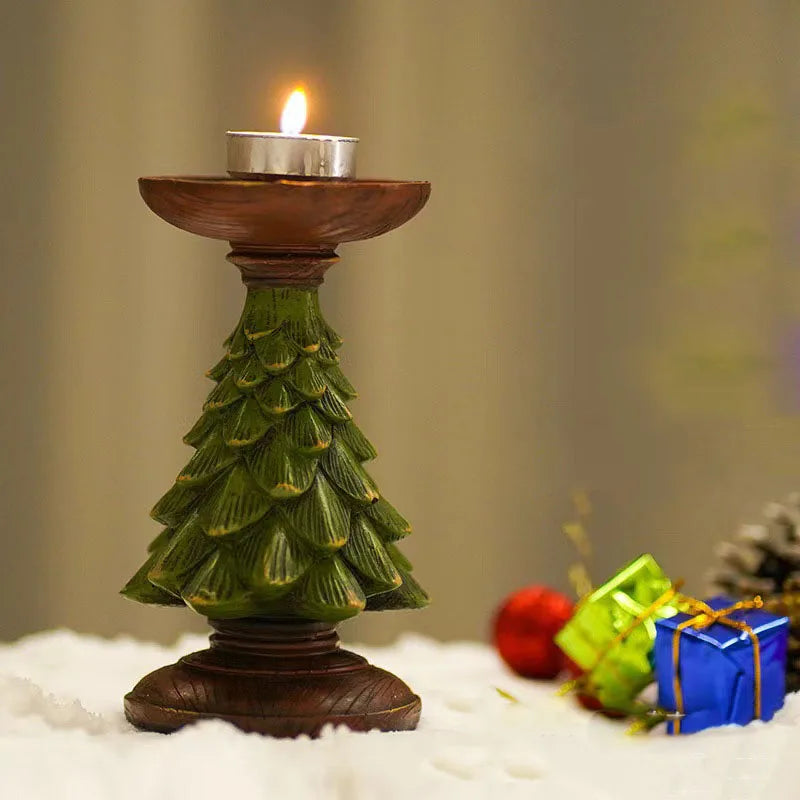 Vintage Christmas Candle Holder For Cozy Glow