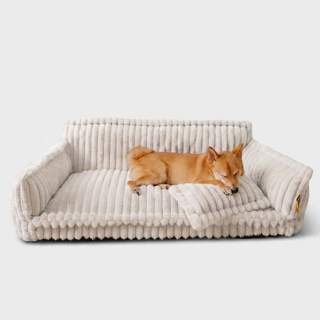 Plush Dog Sofa Bed for Restful Sleep