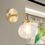 Prismatic Orb Wall Sconce for a Warm Glow
